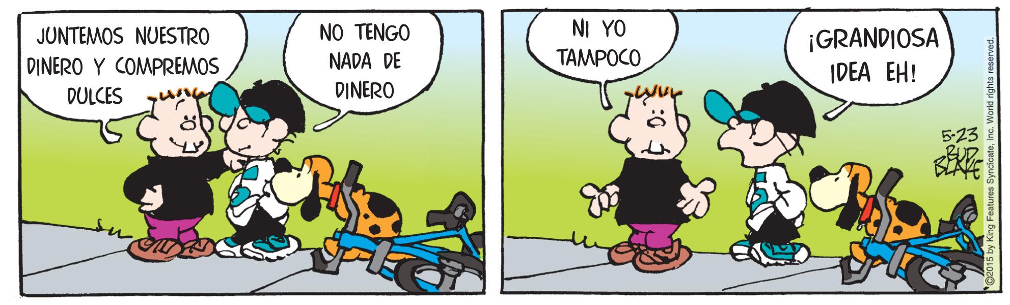 Happy OCR: NI YO TAMPOCO NO TENGO ¡GRANDIOSA IDEA EH! JUNTEMOS NUESTRO DINERO Y COMPREMOS NADA DE DULCES DINERO 5-23 NI YO TAMPOCO NO TENGO ¡GRANDIOSA IDEA EH! JUNTEMOS NUESTRO DINERO Y COMPREMOS NADA DE DULCES DINERO 5-23