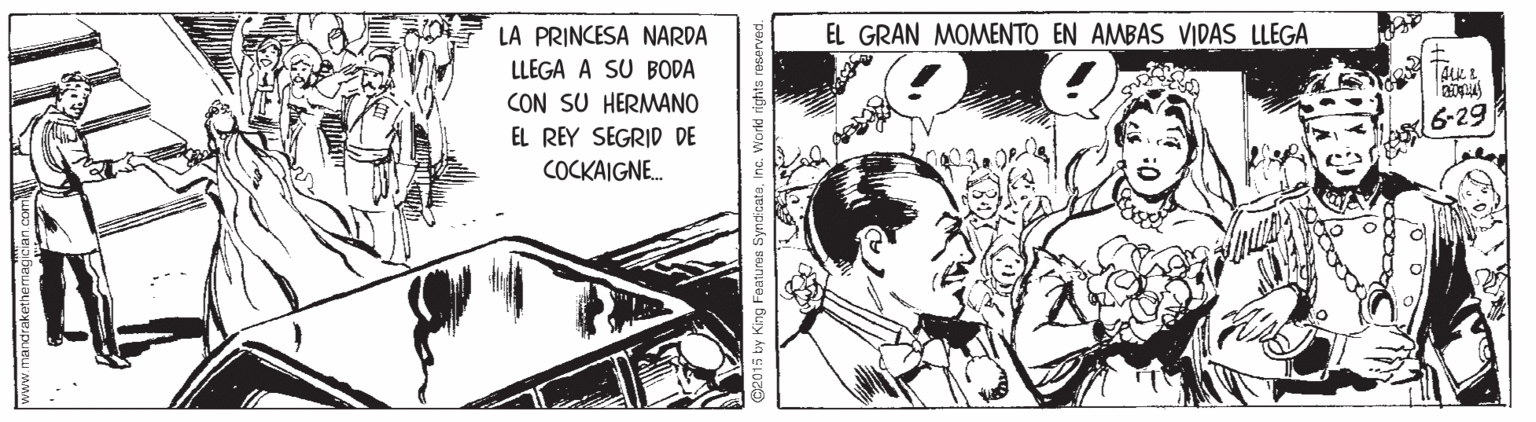 Monochrome OCR: LA PRINCESA NARDA EL GRAN MOMENTO EN AMBAS VIDAS LLEGA LLEGA A SU BODA CON SU HERMANO 6-29 EL REY SEGRID DE COCKAIGNE. LA PRINCESA NARDA EL GRAN MOMENTO EN AMBAS VIDAS LLEGA LLEGA A SU BODA CON SU HERMANO 6-29 EL REY SEGRID DE COCKAIGNE.