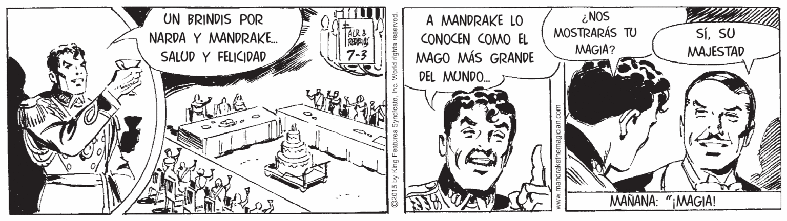 Illustration OCR: ¿NOS MOSTRARÁS TU UN BRINDIS POR A MANDRAKE LO NARDA Y MANDRAKE. TALR & CONOCEN COMO EL SíSU 7-3 MAGIA? MAJESTAD MAGO MÁS GRANDE DEL MUNDO. SALUD Y FELICIDAD MAÑANA: "¡MAGIA! ¿NOS MOSTRARÁS TU UN BRINDIS POR A MANDRAKE LO NARDA Y MANDRAKE. TALR & CONOCEN COMO EL SíSU 7-3 MAGIA? MAJESTAD MAGO MÁS GRANDE DEL MUNDO. SALUD Y FELICIDAD MAÑANA: "¡MAGIA!