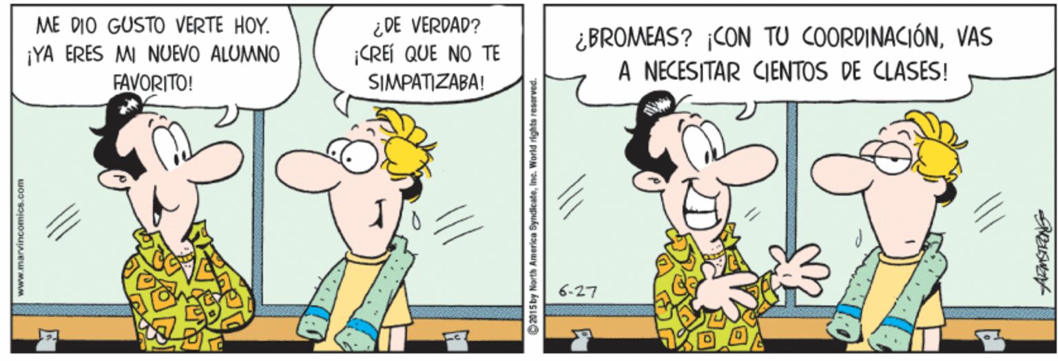Font OCR: ¿DE VERDAD? ¡CREÍ QUE NO TE SIMPATIZABA! ME DIO GUSTO VERTE HOY. ¡YA ERES MI NUEVO ALUMNO FAVORITO! ¿BROMEAS? ¡CON TU COORDINACIÓNVAS A NECESITAR CIENTOS DE CLASES! 6-27 ¿DE VERDAD? ¡CREÍ QUE NO TE SIMPATIZABA! ME DIO GUSTO VERTE HOY. ¡YA ERES MI NUEVO ALUMNO FAVORITO! ¿BROMEAS? ¡CON TU COORDINACIÓNVAS A NECESITAR CIENTOS DE CLASES! 6-27