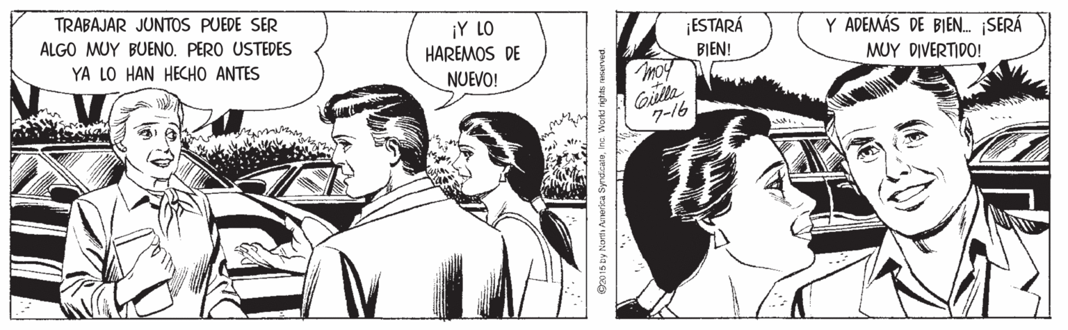 Art OCR: TRABAJAR JUNTOS PUEDE SER ALGO MUY BUENO. PERO USTEDES ¡Y LO HAREMOS DE ¡ESTARÁ Y ADEMÁS DE BIEN. SERÁ YA LO HAN HECHO ANTES BIEN! NUEVO! moy MUY DIVERTIDO! Gilla 7-16 TRABAJAR JUNTOS PUEDE SER ALGO MUY BUENO. PERO USTEDES ¡Y LO HAREMOS DE ¡ESTARÁ Y ADEMÁS DE BIEN. SERÁ YA LO HAN HECHO ANTES BIEN! NUEVO! moy MUY DIVERTIDO! Gilla 7-16