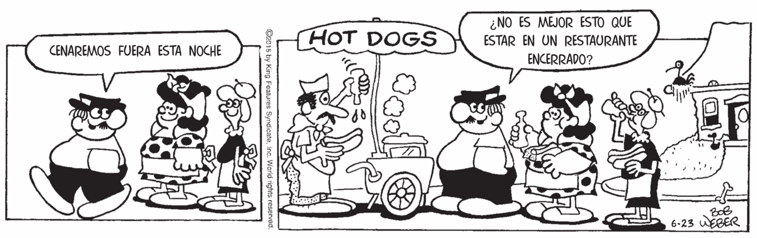 Gesture OCR: HOT DOGS ¿NO ES MEJOR ESTO QUE ESTAR EN UN RESTAURANTE CENAREMOS FUERA ESTA NOCHE ENCERRADO? 6-23 WEBER HOT DOGS ¿NO ES MEJOR ESTO QUE ESTAR EN UN RESTAURANTE CENAREMOS FUERA ESTA NOCHE ENCERRADO? 6-23 WEBER