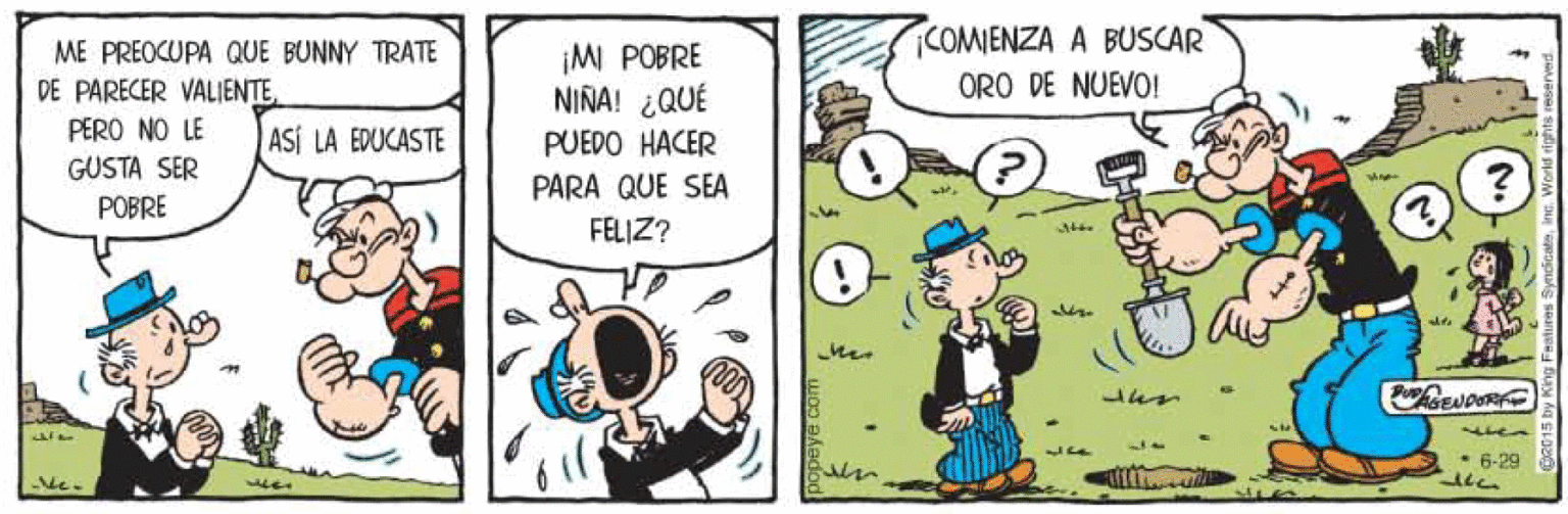 Illustration OCR: COMIENZA A BUSCAR ORO DE NUEVO! ME PREOCUPA QUE BUNNY TRATE ¡M POBRE NINA! ¿QUÉ DE PARECER VALIENTEPERO NO LE ASI LA EDUCASTE PUEDO HACER GUSTA SER PARA QUE SEA POBRE FELIZ? ven * 6-29 COMIENZA A BUSCAR ORO DE NUEVO! ME PREOCUPA QUE BUNNY TRATE ¡M POBRE NINA! ¿QUÉ DE PARECER VALIENTEPERO NO LE ASI LA EDUCASTE PUEDO HACER GUSTA SER PARA QUE SEA POBRE FELIZ? ven * 6-29