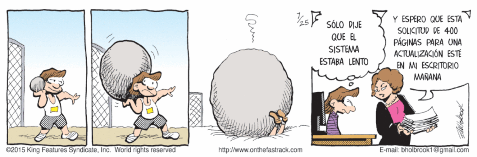 Happy OCR: Y ESPERO QUE ESTA SÓLO DIJE SOLICITUD DE 400 PÁGINAS PARA UNA ACTUALIZACIÓN ESTÉ QUE EL SISTEMA ESTABA LENTO EN MI ESCRITORIO MAÑANA ©2015 King Features SyndicateInc. World rights reserved http://www.onthefastrack.com E-mail: bhalbraok1@gmail.com Y ESPERO QUE ESTA SÓLO DIJE SOLICITUD DE 400 PÁGINAS PARA UNA ACTUALIZACIÓN ESTÉ QUE EL SISTEMA ESTABA LENTO EN MI ESCRITORIO MAÑANA ©2015 King Features SyndicateInc. World rights reserved http://www.onthefastrack.com E-mail: bhalbraok1@gmail.com