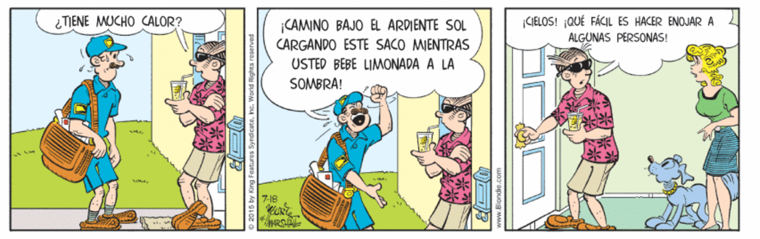 Internet meme OCR: ¿TIENE MUCHO CALOR? CIELOS! QUÉ FÁCIL ES HACER ENOJAR A ALGUNAS PERSONAS! CAMINO BAJO EL ARDIENTE SOL CARGANDO ESTE SACO MENTRAS USTED BEBE LIMONADA A LA SOMBRA! 718 ARSE ¿TIENE MUCHO CALOR? CIELOS! QUÉ FÁCIL ES HACER ENOJAR A ALGUNAS PERSONAS! CAMINO BAJO EL ARDIENTE SOL CARGANDO ESTE SACO MENTRAS USTED BEBE LIMONADA A LA SOMBRA! 718 ARSE