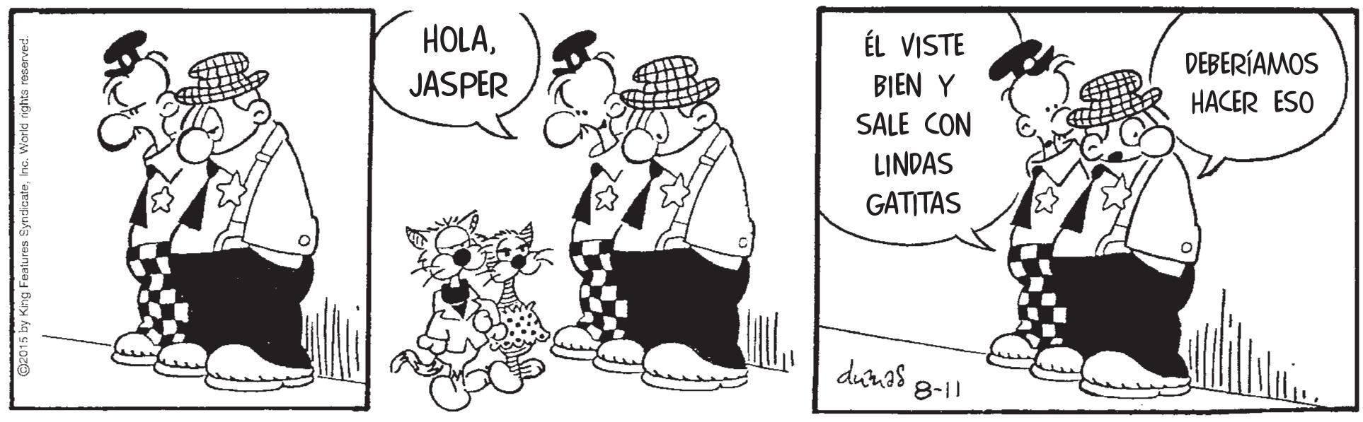 Line OCR: HOLAÉL VISTE BIEN Y DEBERÍAMOS HACER ESO JASPER SALE CON LINDAS GATITAS dunas 8-11 HOLAÉL VISTE BIEN Y DEBERÍAMOS HACER ESO JASPER SALE CON LINDAS GATITAS dunas 8-11