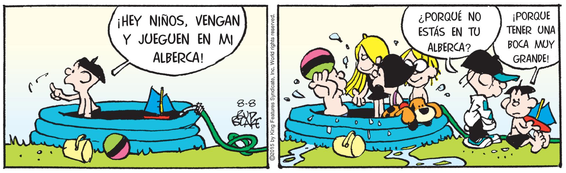 Art OCR: iHEY NIÑOSVENGAN Y JUEGUEN EN MI ALBERCA! ¿PORQUÉ NO ESTÁS EN TU ALBERCA? ¡PORQUE TENER UNA BOCA MUY GRANDE! 8-8 iHEY NIÑOSVENGAN Y JUEGUEN EN MI ALBERCA! ¿PORQUÉ NO ESTÁS EN TU ALBERCA? ¡PORQUE TENER UNA BOCA MUY GRANDE! 8-8