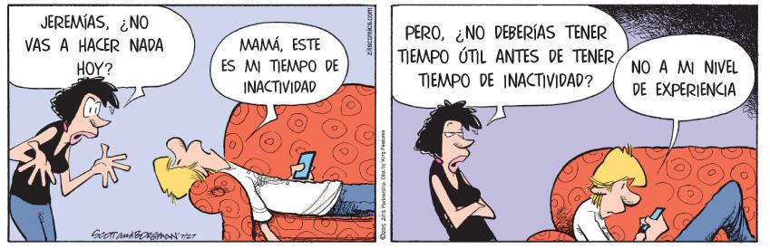 Conversation OCR: JEREMÍAS¿NO VAS A HACER NADA MAMÁESTE ÉS MI TIEMPO DE PERO¿NO DEBERÍAS TENER TIEMPO ÚTIL ANTES DE TENERNO A M NIVEL DE EXPERIENCIA HOY? INACTIVIDAD TIEMPO DE INACTIVIDAD? JEREMÍAS¿NO VAS A HACER NADA MAMÁESTE ÉS MI TIEMPO DE PERO¿NO DEBERÍAS TENER TIEMPO ÚTIL ANTES DE TENERNO A M NIVEL DE EXPERIENCIA HOY? INACTIVIDAD TIEMPO DE INACTIVIDAD?