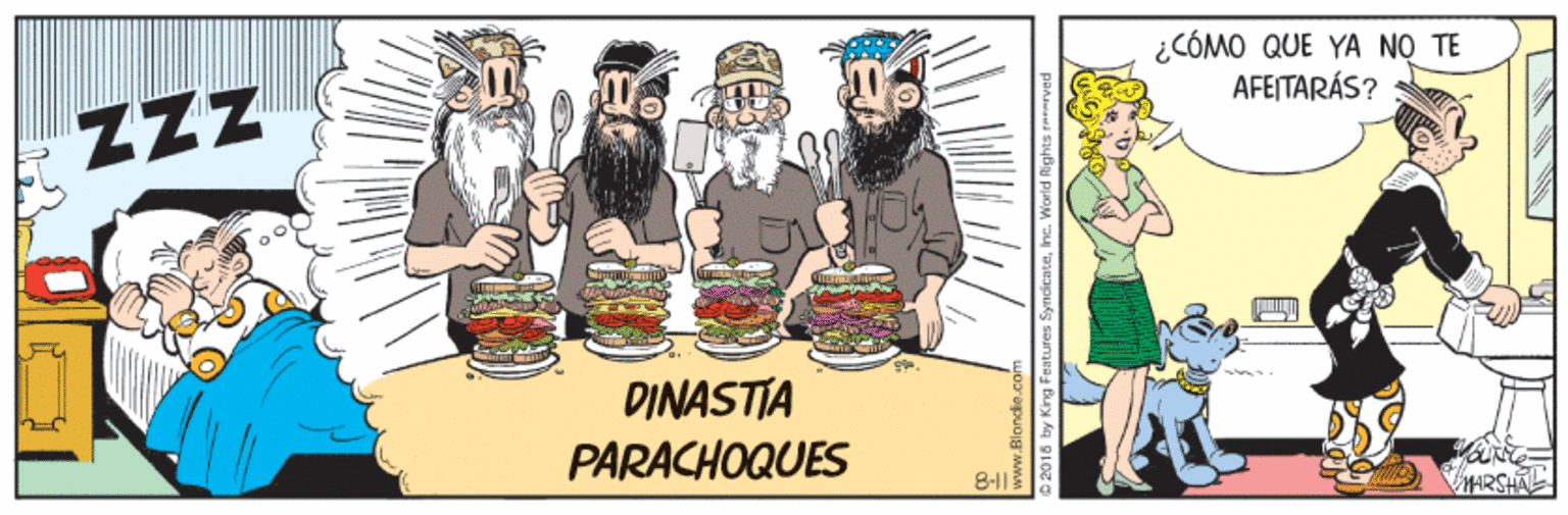 Food group OCR: ¿CÓMO QUE YA NO TE AFEITARÁS? ZZZ DINASTIA PARACHOQUES 8-11 ARSHA ¿CÓMO QUE YA NO TE AFEITARÁS? ZZZ DINASTIA PARACHOQUES 8-11 ARSHA