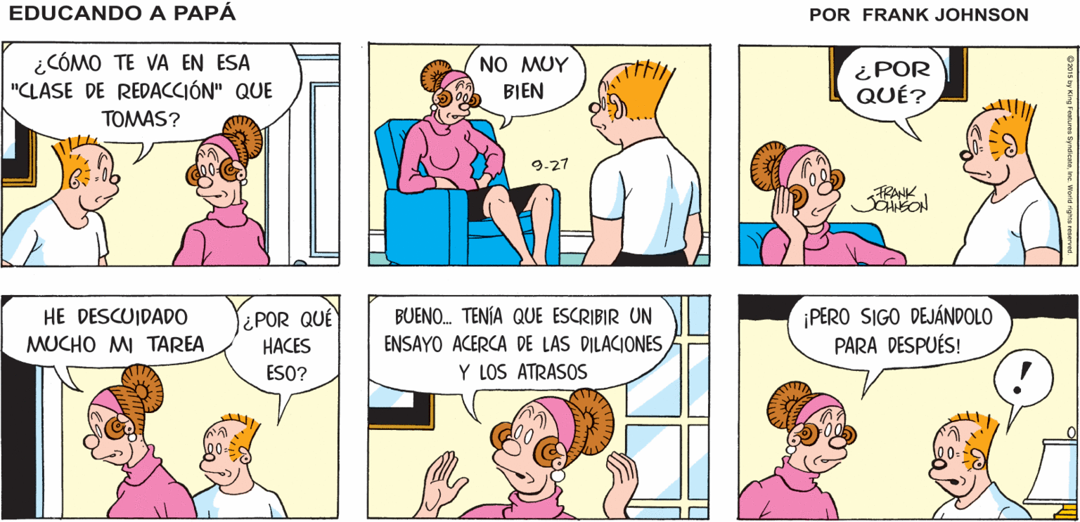 Sharing OCR: iPANCHO! ¡YA LLEGUÉ! ¡Oí LO QUE DIJISTE! GRAN EDUCANDO A COSA PAPA FRANK JOHNEON ¿CÓMO TE VA EN ESA "CLASE DE REDACCIÓN" QUE NO MUY ¿POR QUÉ? BIEN TOMAS? 9-27 TRANK ¡PERO SIGO DEJÁNDOLO PARA DESPUÉS! HE DESCUIDADO BUENO. TENÍA QUE ESCRIBIR UN ¿POR QUE HACES ESO? MUCHO MI TAREA ENSAYO ACERCA DE LAS DILACIONES Y LOS ATRASOS iPANCHO! ¡YA LLEGUÉ! ¡Oí LO QUE DIJISTE! GRAN EDUCANDO A COSA PAPA FRANK JOHNEON ¿CÓMO TE VA EN ESA "CLASE DE REDACCIÓN" QUE NO MUY ¿POR QUÉ? BIEN TOMAS? 9-27 TRANK ¡PERO SIGO DEJÁNDOLO PARA DESPUÉS! HE DESCUIDADO BUENO. TENÍA QUE ESCRIBIR UN ¿POR QUE HACES ESO? MUCHO MI TAREA ENSAYO ACERCA DE LAS DILACIONES Y LOS ATRASOS