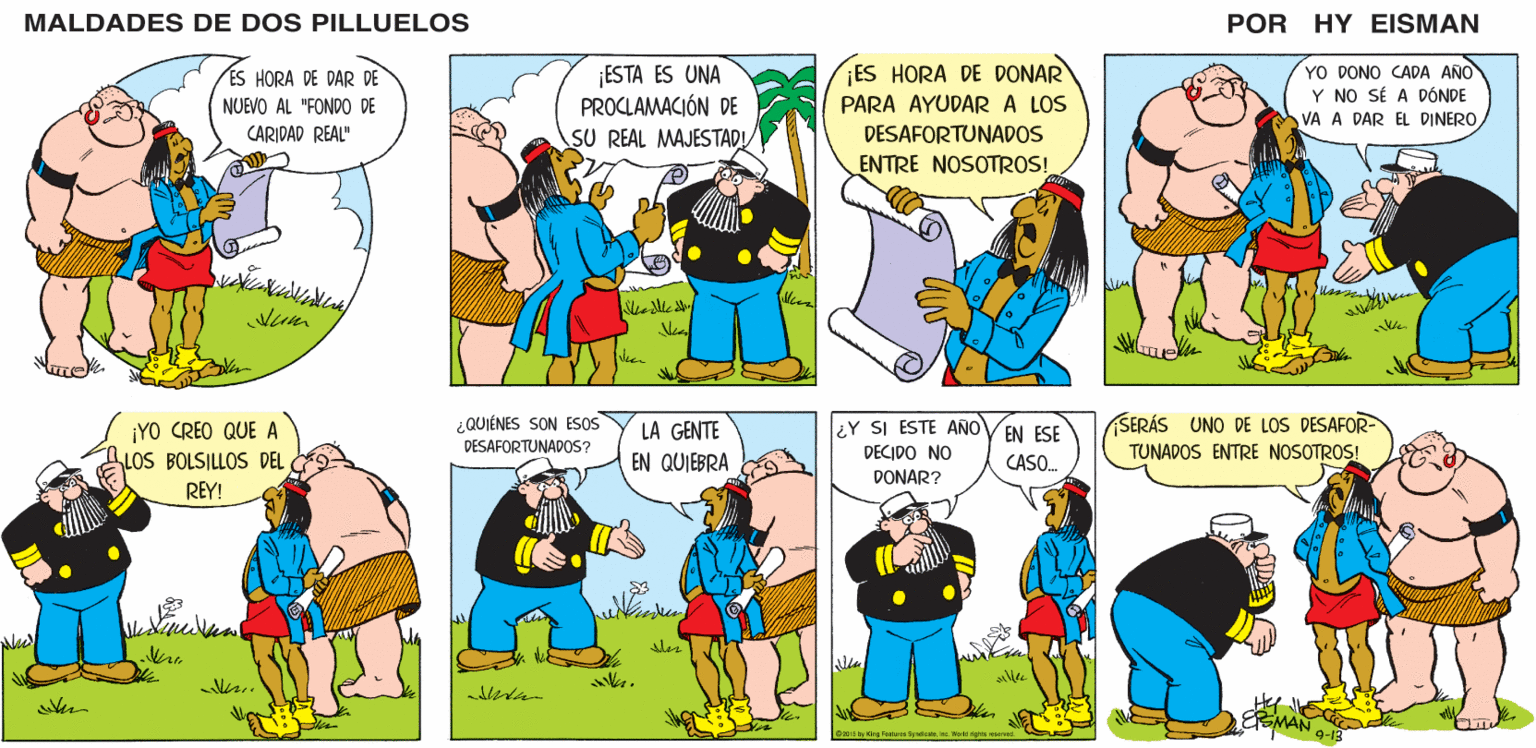 Interaction OCR: MALDADES DE DOS PILLUELOS POR HY EISMAN ¡ESTA ES UNA PROCLAMACIÓN DE SU REAL MAJESTAD! ¡ES HORA DE DONAR PARA AYUDAR A LOS YO DONO CADA AÑO Y NO SÉ A DÓNDE VA A DAR EL DINERO DESAFORTUNADOS ENTRE NOSOTROS! Usssed SERÁS UNO DE LOS DESAFOR- TUNADOS ENTRE NOSOTROS! ¿QUIÉNES SON ESOS ¿Y SI ESTE AÑO DECIDO NO DONAR? EN ESE LA GENTE EN QUIEBRA DESAFORTUNADOS? CASO. MAN 9-13 0016 ng features GyndleeIns. Woddrighte aervod MALDADES DE DOS PILLUELOS POR HY EISMAN ¡ESTA ES UNA PROCLAMACIÓN DE SU REAL MAJESTAD! ¡ES HORA DE DONAR PARA AYUDAR A LOS YO DONO CADA AÑO Y NO SÉ A DÓNDE VA A DAR EL DINERO DESAFORTUNADOS ENTRE NOSOTROS! Usssed SERÁS UNO DE LOS DESAFOR- TUNADOS ENTRE NOSOTROS! ¿QUIÉNES SON ESOS ¿Y SI ESTE AÑO DECIDO NO DONAR? EN ESE LA GENTE EN QUIEBRA DESAFORTUNADOS? CASO. MAN 9-13 0016 ng features GyndleeIns. Woddrighte aervod