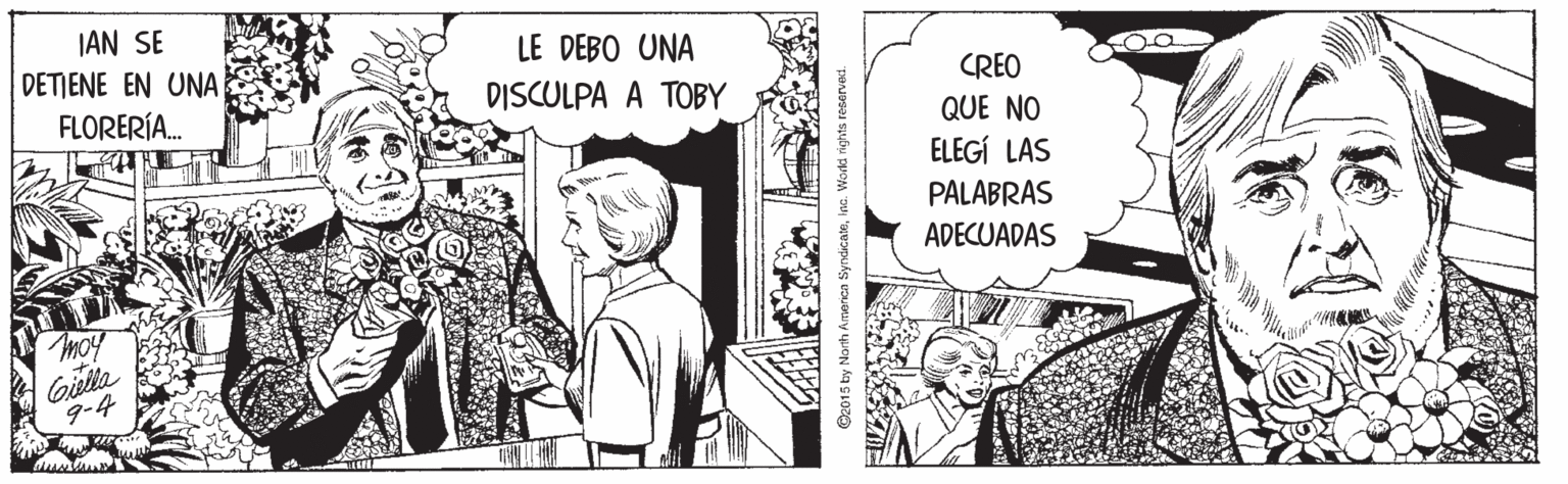 Parallel OCR: JAN SE DETIENE EN UNA FLORERÍA. LE DEBO UNA DISCULPA A TOBY CREO QUE NO ELEGÍ LAS PALABRAS ADECUADAS Gielia 9-4 2015 by North Amercn Sy JAN SE DETIENE EN UNA FLORERÍA. LE DEBO UNA DISCULPA A TOBY CREO QUE NO ELEGÍ LAS PALABRAS ADECUADAS Gielia 9-4 2015 by North Amercn Sy