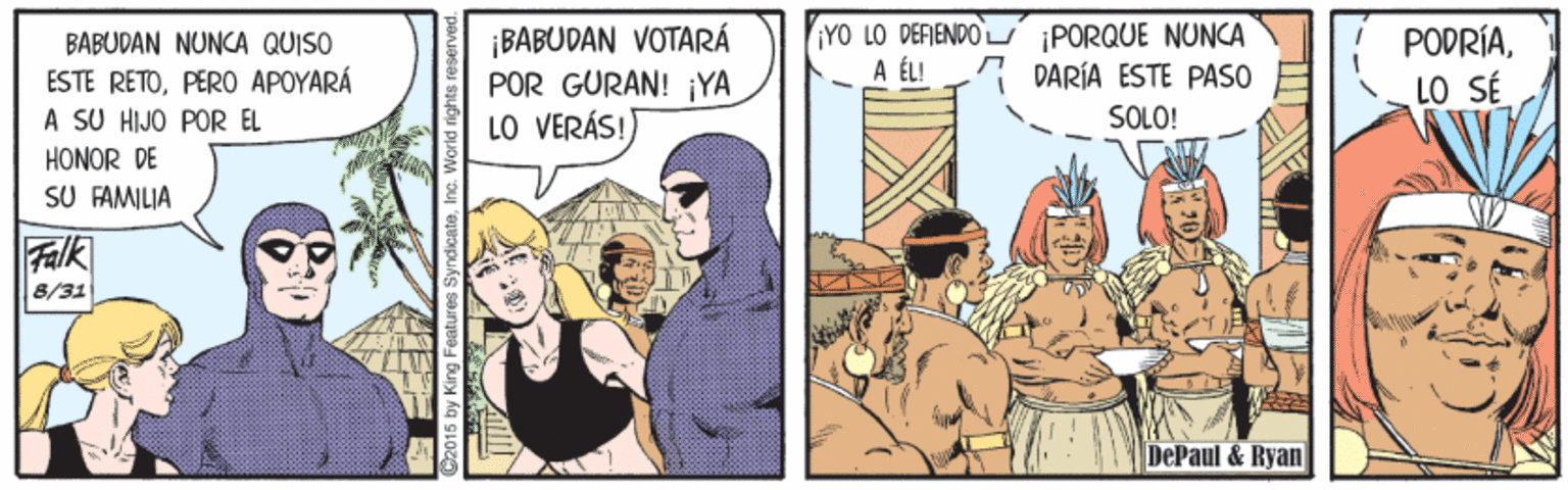 Adaptation OCR: BABUDAN NUNCA QUISO ESTE RETOPERO APOYARÁ A SU HIJO POR EL ¡BABUDAN VOTARÁ POR GURAN! iYA LO VERÁS! ¡YO LO DEFIENDOS ¡PORQUE NUNCA A ÉL! PODRÍALO SÉ DARÍA ESTE PASO SOLO! HONOR DE SU FAMILIA 8/31 DePaul & Ryan BABUDAN NUNCA QUISO ESTE RETOPERO APOYARÁ A SU HIJO POR EL ¡BABUDAN VOTARÁ POR GURAN! iYA LO VERÁS! ¡YO LO DEFIENDOS ¡PORQUE NUNCA A ÉL! PODRÍALO SÉ DARÍA ESTE PASO SOLO! HONOR DE SU FAMILIA 8/31 DePaul & Ryan