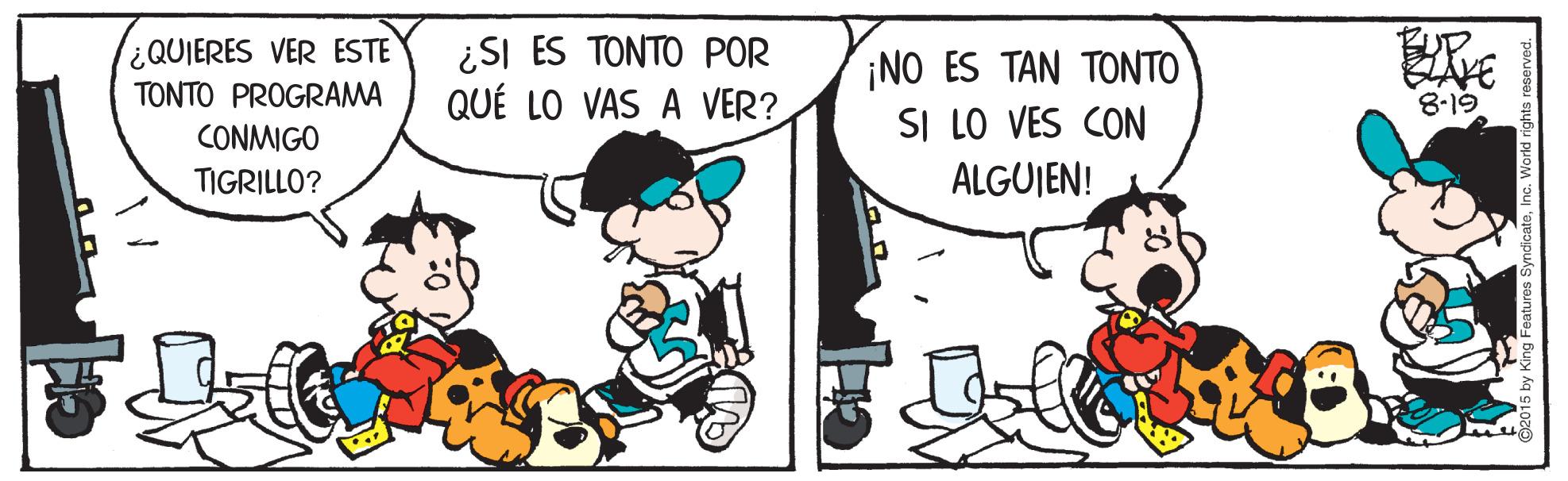 Interaction OCR: UD ¿QUIERES VER ESTE TONTO PROGRAMA CONMIGO ¿SI ES TONTO POR QUÉ LO VAS A VER? ¡NO ES TAN TONTO SI LO VES CON 8-19 TIGRILLO? ALGUJEN! UD ¿QUIERES VER ESTE TONTO PROGRAMA CONMIGO ¿SI ES TONTO POR QUÉ LO VAS A VER? ¡NO ES TAN TONTO SI LO VES CON 8-19 TIGRILLO? ALGUJEN!