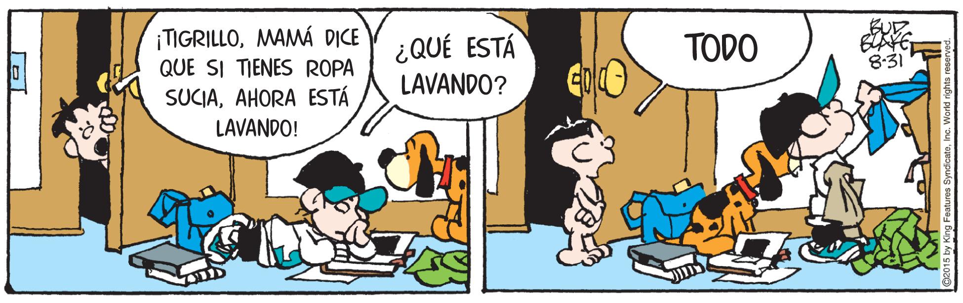 Rectangle OCR: ¡TIGRILLOMAMÁ D?CE QUE SI TIENES ROPA SUCIAAHORA ESTÁ LAVANDO! ¿QUÉ ESTÁ LAVANDO? TODO ¡TIGRILLOMAMÁ D?CE QUE SI TIENES ROPA SUCIAAHORA ESTÁ LAVANDO! ¿QUÉ ESTÁ LAVANDO? TODO