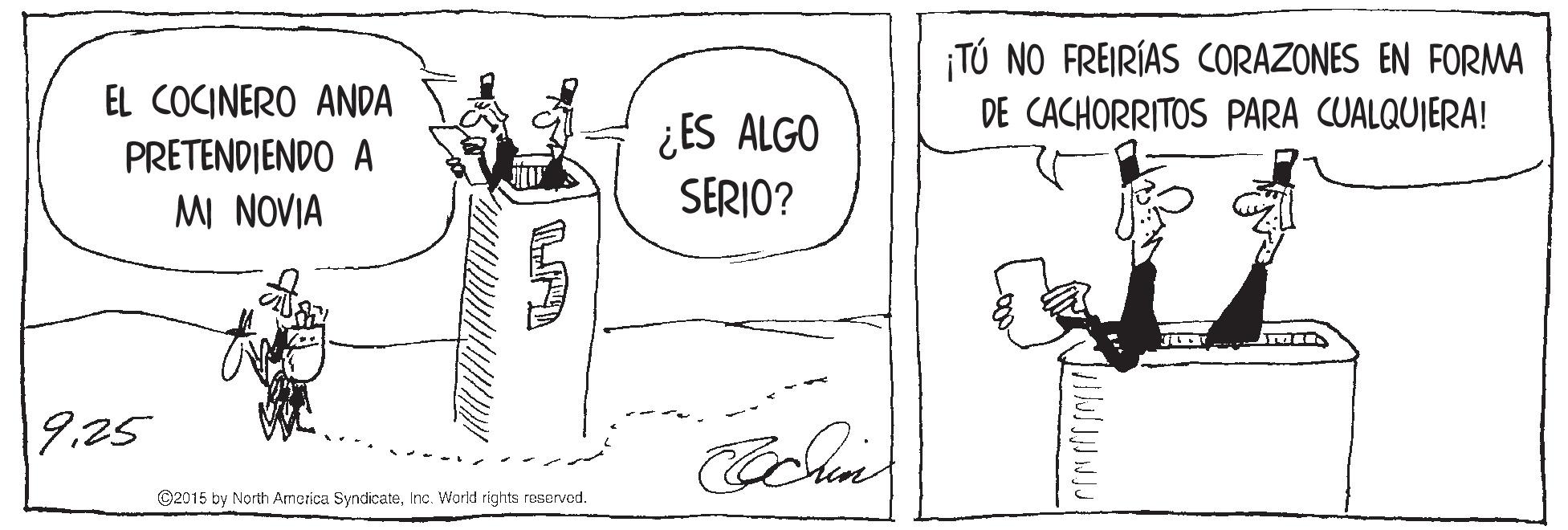 Gesture OCR: ¡TÓ NO FREIRÍAS CORAZONES EN FORMA EL COCINERO ANDA PRETENDIENDO A MI NOVIA DE CACHORRITOS PARA CUALQUIERA! ¿ES ALGO SERIO? 9.25 ©2015 by North America SyndicateInc. Warld rights reservod. ¡TÓ NO FREIRÍAS CORAZONES EN FORMA EL COCINERO ANDA PRETENDIENDO A MI NOVIA DE CACHORRITOS PARA CUALQUIERA! ¿ES ALGO SERIO? 9.25 ©2015 by North America SyndicateInc. Warld rights reservod.