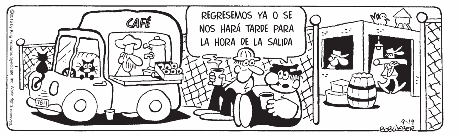 Wheel OCR: CAFÉ REGRESEMOS YA O SE NOS HARÁ TARDE PARA LA HORA DE LA SALIDA 7811 9-19 CAFÉ REGRESEMOS YA O SE NOS HARÁ TARDE PARA LA HORA DE LA SALIDA 7811 9-19
