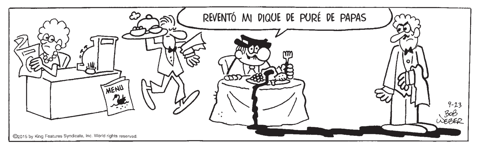 Gesture OCR: REVENTÓ MI DIQUE DE PURÉ DE PAPAS MENU 9-23 BoB WEBER ©2015 by King Features Syrdicateinc. World rights reserved. REVENTÓ MI DIQUE DE PURÉ DE PAPAS MENU 9-23 BoB WEBER ©2015 by King Features Syrdicateinc. World rights reserved.