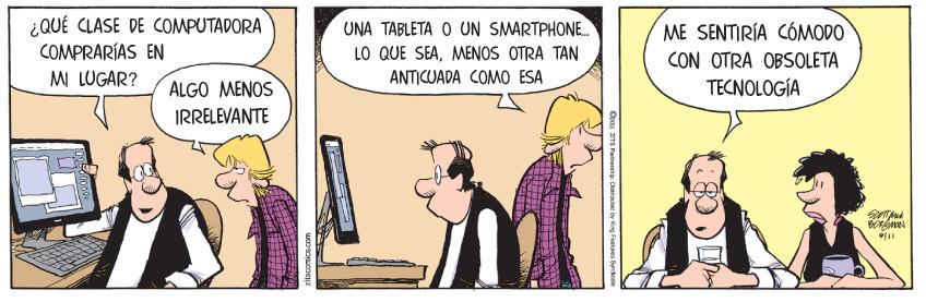 Fictional character OCR: ¿QUÉ CLASE DE COMPUTADORA COMPRARÍAS EN MI LUGAR? UNA TABLETA O UN SMARTPHONE. ME SENTIRÍA CÓMODO CON OTRA OBSOLETA LO QUE SEAMENOS OTRA TAN ANTICUADA COMMO ESA ALGO MENOS TECNOLOGÍA IRRELEVANTE ¿QUÉ CLASE DE COMPUTADORA COMPRARÍAS EN MI LUGAR? UNA TABLETA O UN SMARTPHONE. ME SENTIRÍA CÓMODO CON OTRA OBSOLETA LO QUE SEAMENOS OTRA TAN ANTICUADA COMMO ESA ALGO MENOS TECNOLOGÍA IRRELEVANTE