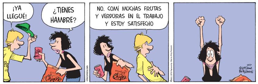 Art OCR: ¡YA LLEGUÉ! NO. COMÍ MUCHAS FRUTAS ¿TIENES HAMBRE? Y VERDURAS EN EL TRABAJO Y ESTOY SATISFECHO STE Patrente D ¡YA LLEGUÉ! NO. COMÍ MUCHAS FRUTAS ¿TIENES HAMBRE? Y VERDURAS EN EL TRABAJO Y ESTOY SATISFECHO STE Patrente D