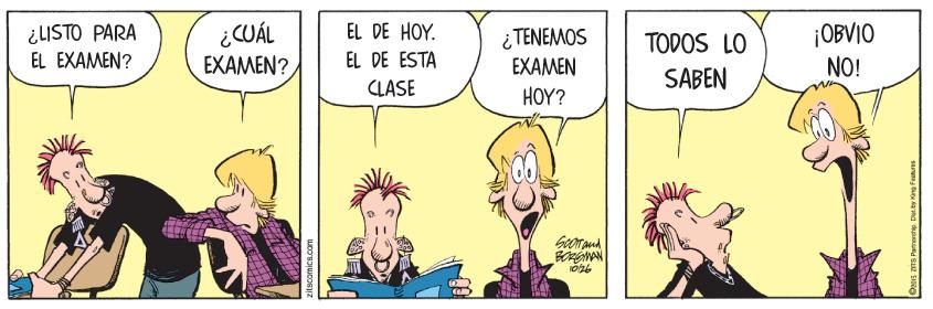 Adaptation OCR: ¿CUÁL EXAMEN? EL DE HOY. ¡OBVIO NO! ¿LISTO PARA ¿ TENEMOS EXAMEN HOY? TODOS LO EL EXAMEN? EL DE ESTA SABEN CLASE ¿CUÁL EXAMEN? EL DE HOY. ¡OBVIO NO! ¿LISTO PARA ¿ TENEMOS EXAMEN HOY? TODOS LO EL EXAMEN? EL DE ESTA SABEN CLASE