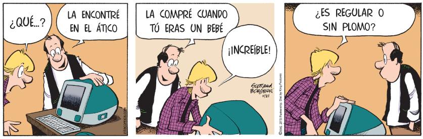Art OCR: LA ENCONTRÉ EN EL ÁTICO LA COMPRÉ CUANDO TÚ ERAS UN BEBÉ ¿ES REGULAR 0 SIN PLOMO? ¿QUÉ.? ¡INCREÍBLE! BORNON /21 CG arS Parerip. De by Kirg feetas LA ENCONTRÉ EN EL ÁTICO LA COMPRÉ CUANDO TÚ ERAS UN BEBÉ ¿ES REGULAR 0 SIN PLOMO? ¿QUÉ.? ¡INCREÍBLE! BORNON /21 CG arS Parerip. De by Kirg feetas