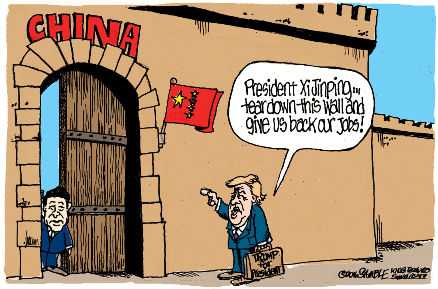 Door OCR: President Xiuinpingw teardown this Wallånd give us backar Jobs! TRUMP PlesidenT President Xiuinpingw teardown this Wallånd give us backar Jobs! TRUMP PlesidenT
