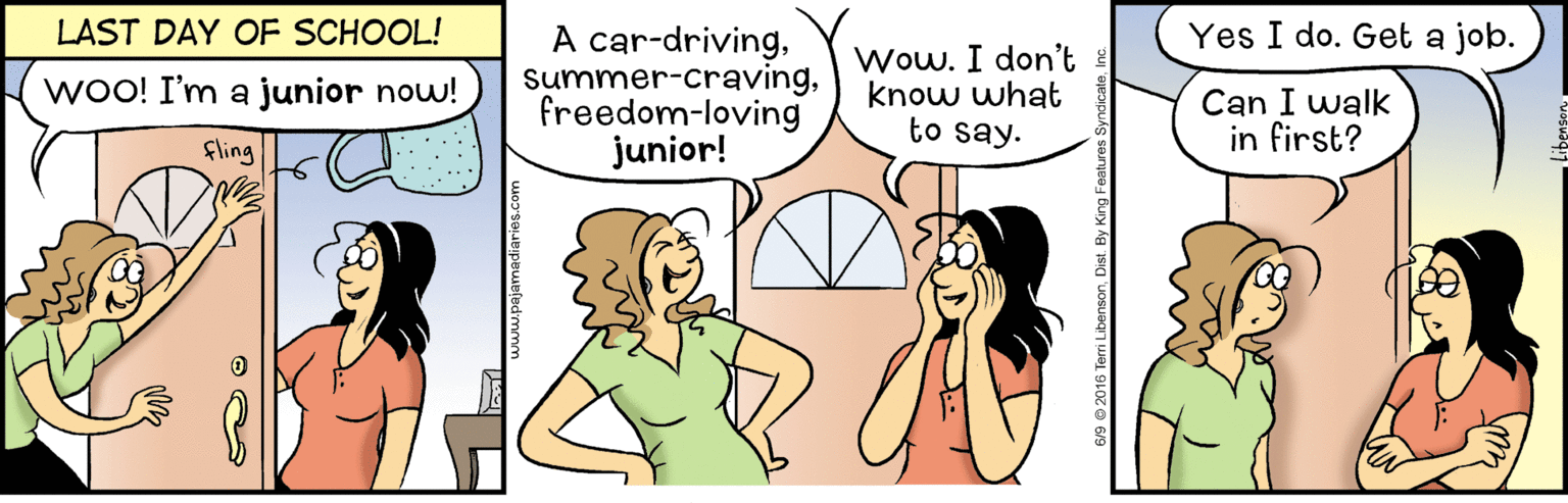 Font OCR: LAST DAY OF SCHOOL! Yes I do. Get a job. A car-drivingfreedom-loving junior! Wow. I don't know what to say. woo! I'm a junior now! Can I walk in first? Fling LAST DAY OF SCHOOL! Yes I do. Get a job. A car-drivingfreedom-loving junior! Wow. I don't know what to say. woo! I'm a junior now! Can I walk in first? Fling