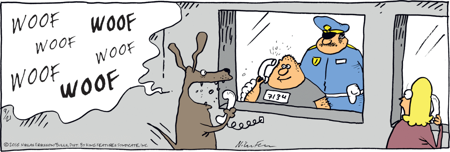 Graphics OCR: WOOF WOOF WOF WOOF WOOF WOOF 7134 ?????? /21 Ol06 NIKUAS E/BULLS PRESTDISTR KING FEATURES SYNDICATE WOOF WOOF WOF WOOF WOOF WOOF 7134 ?????? /21 Ol06 NIKUAS E/BULLS PRESTDISTR KING FEATURES SYNDICATE