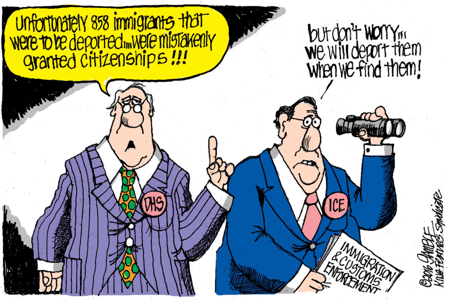 People OCR: Unfortnately 858 immigrants th?i were to be deportedmMele mistakenly granted Citizenships!! but dan't wory we win deport them when we find them! ICE DAS IMMIGRATION ENFORCEMENT Unfortnately 858 immigrants th?i were to be deportedmMele mistakenly granted Citizenships!! but dan't wory we win deport them when we find them! ICE DAS IMMIGRATION ENFORCEMENT