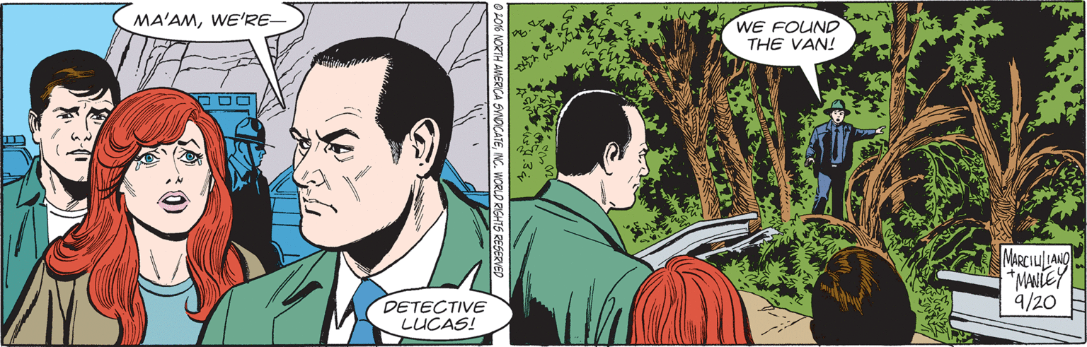 Plant OCR: MA'AMWE'RE- WE FOUND THE VAN! MARCILLAN *MANLEY 9/20 DETECTIVE LUCAS! MA'AMWE'RE- WE FOUND THE VAN! MARCILLAN *MANLEY 9/20 DETECTIVE LUCAS!