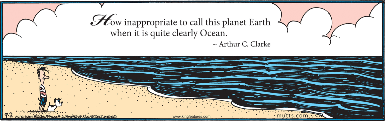 Pattern OCR: How inappropriate to call this planet Earth when it is quite clearly Ocean. - Arthur C. Clarke *. ** ... ...... :. mutts.com www.kingfeatures.com How inappropriate to call this planet Earth when it is quite clearly Ocean. - Arthur C. Clarke *. ** ... ...... :. mutts.com www.kingfeatures.com