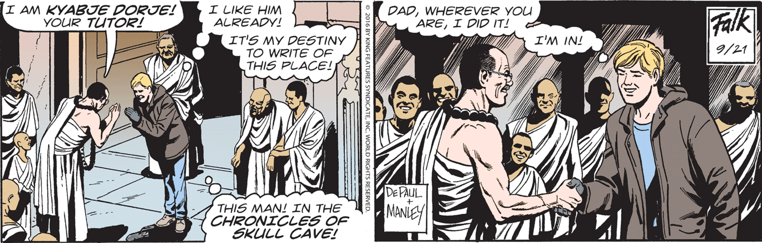 Art OCR: I AM KYABJE DORJE! YOUR TUTOR! I LIKE HIM ALREADY! DADWHEREVER YOU AREI DID IT! Falk IT'S MY DESTINY TO WRITE OF THIS PLACE! I'M IN! 9/21 DEPAUL THIS MAN! IN THE CHRONICLES OF SKULL CAVE! MANIEY I AM KYABJE DORJE! YOUR TUTOR! I LIKE HIM ALREADY! DADWHEREVER YOU AREI DID IT! Falk IT'S MY DESTINY TO WRITE OF THIS PLACE! I'M IN! 9/21 DEPAUL THIS MAN! IN THE CHRONICLES OF SKULL CAVE! MANIEY
