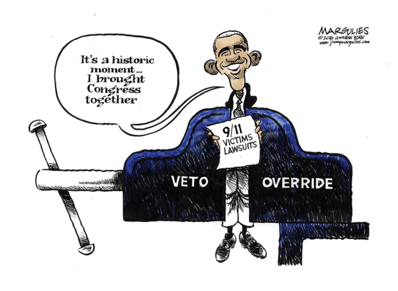Sitting OCR: MARGULIES Oz0e amEW YORK www.jiwnyorargullos.cam It's a historic moment. I brought Congress togéther 9/11 VICTIMS LAWSUITS VETO OVERRIDE MARGULIES Oz0e amEW YORK www.jiwnyorargullos.cam It's a historic moment. I brought Congress togéther 9/11 VICTIMS LAWSUITS VETO OVERRIDE