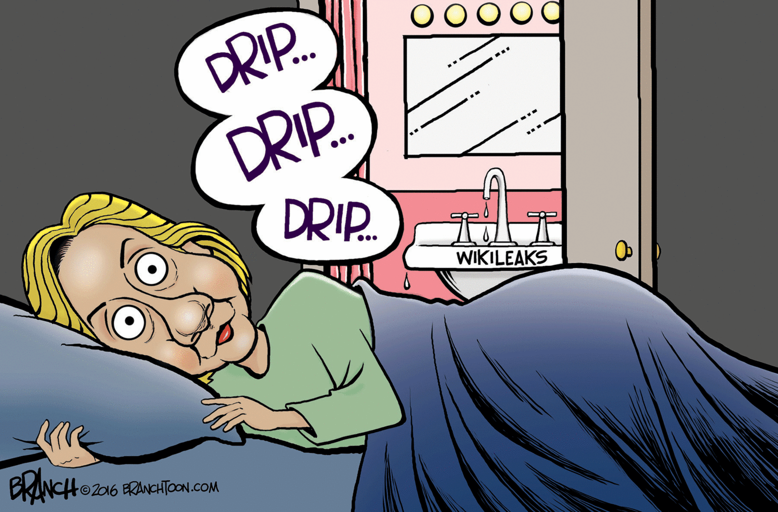 Interaction OCR: 00000 DRIP ... DRIP. DRIP. WIKILEAKS BRINCH rO2016 ERANCHTOON.COM 00000 DRIP ... DRIP. DRIP. WIKILEAKS BRINCH rO2016 ERANCHTOON.COM