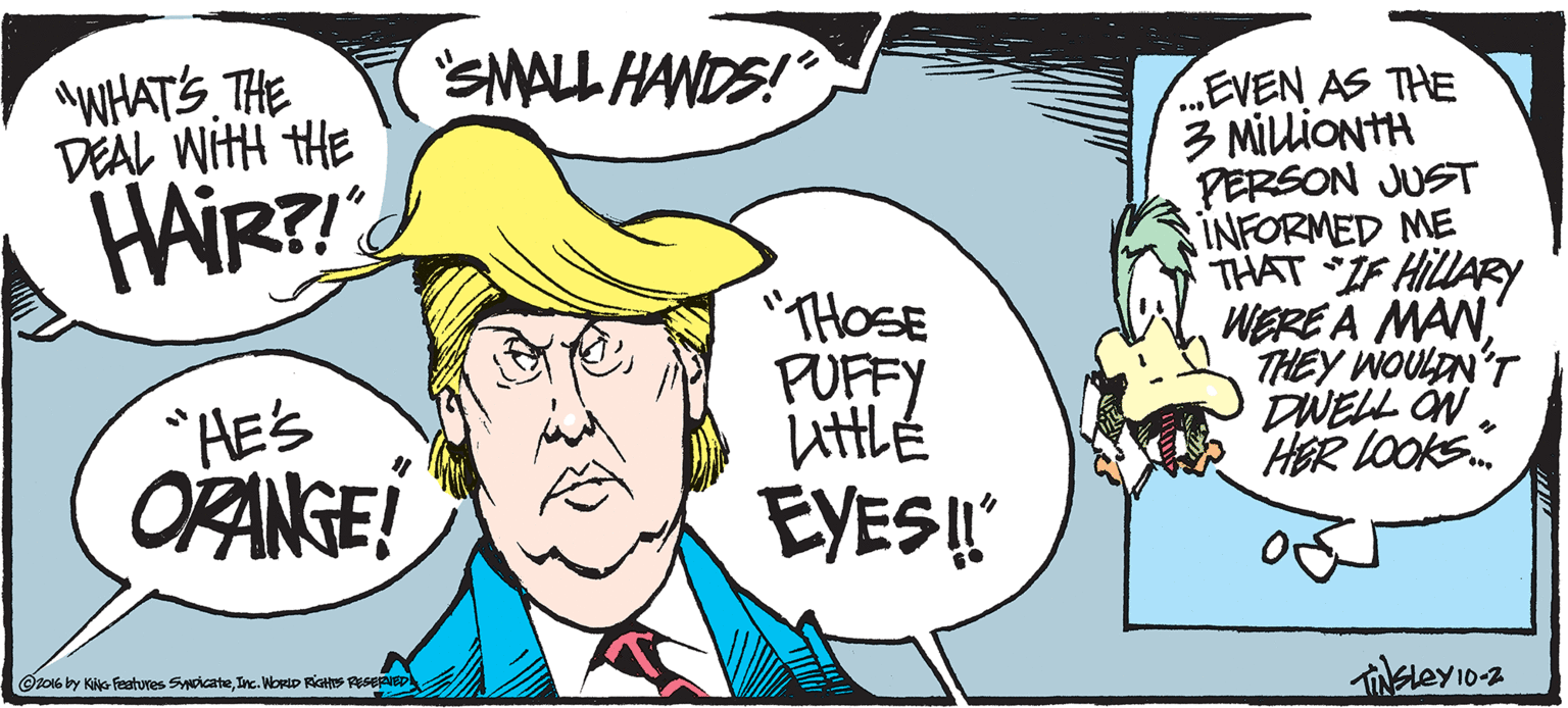 Gesture OCR: 'SMALL HANDS! WHATS THE DEAL WIHH THE EVEN AS THE 3 MIliONTH PERSON JUST INFORMED ME THAT IF HILLARY WERE A MANTHEY WOULDN'T HAIR?! "THOSE PUFFY uttLÉ EYES!" *HES HER LOoks. NO TTa OFANGE! OZ016 by Kika features ScateInc. Worto Rats ASERIED 'SMALL HANDS! WHATS THE DEAL WIHH THE EVEN AS THE 3 MIliONTH PERSON JUST INFORMED ME THAT IF HILLARY WERE A MANTHEY WOULDN'T HAIR?! "THOSE PUFFY uttLÉ EYES!" *HES HER LOoks. NO TTa OFANGE! OZ016 by Kika features ScateInc. Worto Rats ASERIED