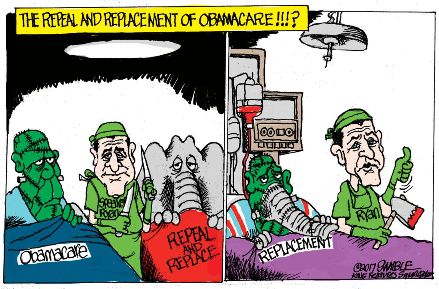 Illustration OCR: THE REPEAL AND REPLACEMENT OF OBAMACARE!!!? Ryak Coamacare REPEAL AND REPLACE RYan REPLACEMENT Oo17 MBLE THE REPEAL AND REPLACEMENT OF OBAMACARE!!!? Ryak Coamacare REPEAL AND REPLACE RYan REPLACEMENT Oo17 MBLE