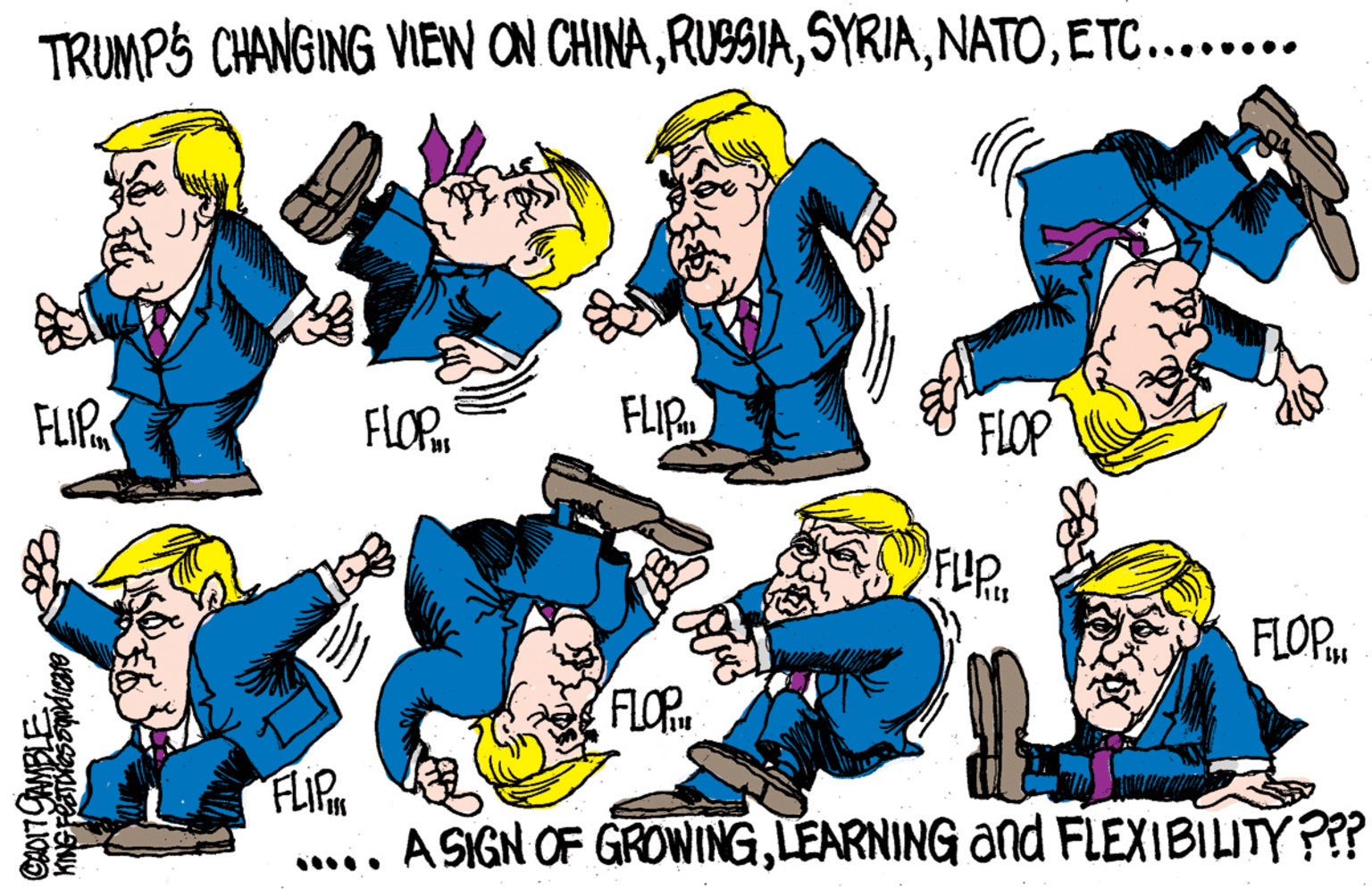 Organism OCR: TRUMPS CHANGING VIEN ON CHINAETC....... FLIP FLOP FLIR. FLOP FLUP FLOP FLOR FUPM A SIGN OF GROWINGLEARNING and FLEXIBILITYP?? TRUMPS CHANGING VIEN ON CHINAETC....... FLIP FLOP FLIR. FLOP FLUP FLOP FLOR FUPM A SIGN OF GROWINGLEARNING and FLEXIBILITYP??