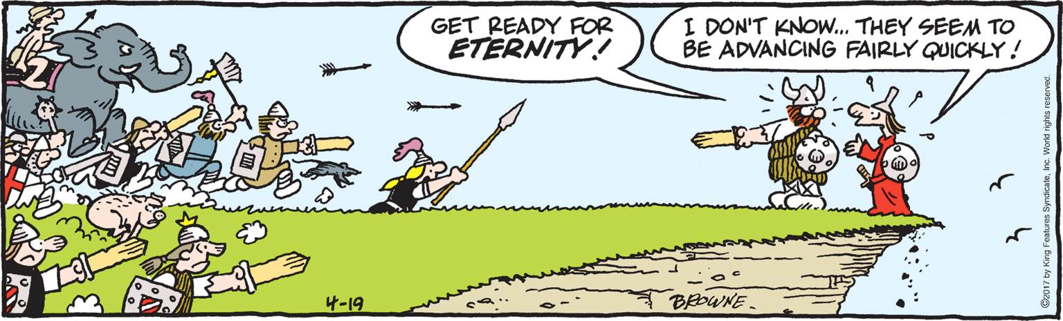 Fiction OCR: GET READY FOR ETERNITY! I DON'T KNOW.. THEY SEEM TO BE ADVANCING FAIRLY QUICKLY! 4-19 BROWNE GET READY FOR ETERNITY! I DON'T KNOW.. THEY SEEM TO BE ADVANCING FAIRLY QUICKLY! 4-19 BROWNE