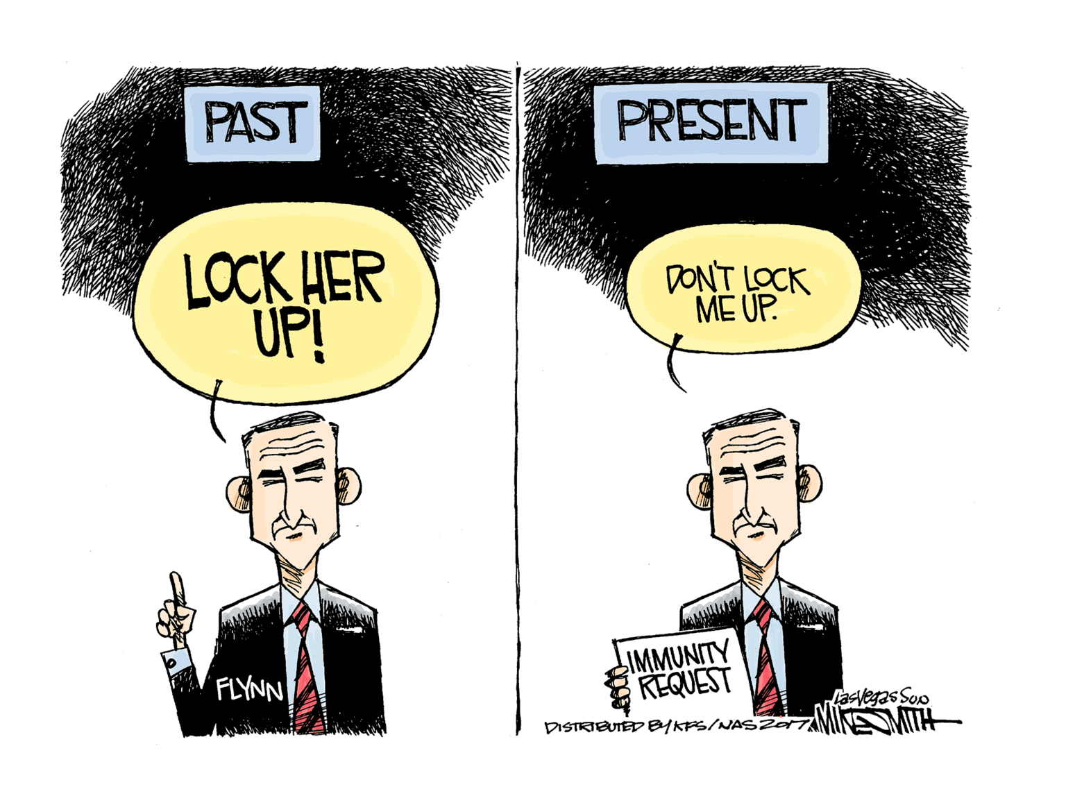 Rectangle OCR: PAST PRESENT LOCK HER UP! DONT LOCK ME ÚP. FLYNN IMMUNITY REQUEST DISTRIBUTEDBIKPS/NAS zarTA MITH PAST PRESENT LOCK HER UP! DONT LOCK ME ÚP. FLYNN IMMUNITY REQUEST DISTRIBUTEDBIKPS/NAS zarTA MITH