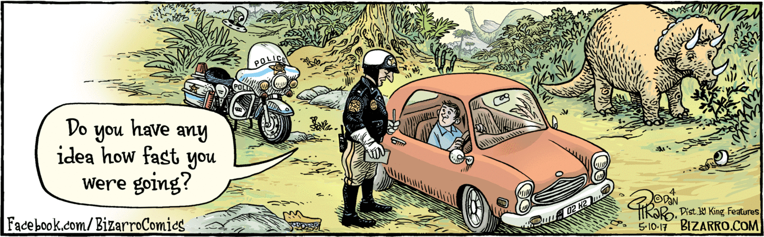 Comics OCR: Dist Y King featuras BIZARRO.COM idea how Do you fast have any you Were going? COLICE 5.10-17 Facebook.com/ BizarroComies Dist Y King featuras BIZARRO.COM idea how Do you fast have any you Were going? COLICE 5.10-17 Facebook.com/ BizarroComies