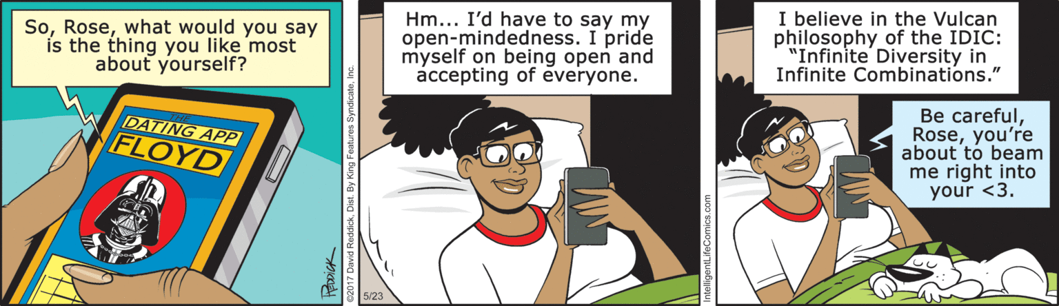 Parallel OCR: Sowhat would you say is the thing you like most about yourself? Hm... I'd have to say my open-mindedness. I pride myself on being open and accepting of everyone. I believe in the Vulcan philosophy of the IDIC: "Infinite Diversity in Infinite Combinations." DATING APP FLOYD Be carefulyou're about to beam me right into your <3. 5/23 Sowhat would you say is the thing you like most about yourself? Hm... I'd have to say my open-mindedness. I pride myself on being open and accepting of everyone. I believe in the Vulcan philosophy of the IDIC: "Infinite Diversity in Infinite Combinations." DATING APP FLOYD Be carefulyou're about to beam me right into your <3. 5/23