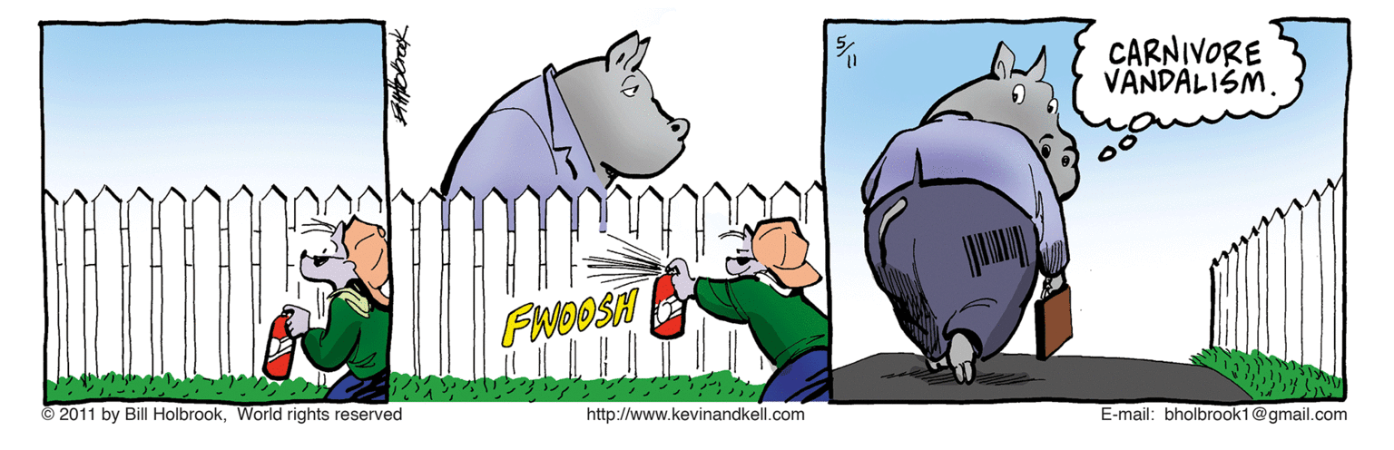 Marine mammal OCR: CARNIVORE VANDALIŠM. FWOOSH © 2011 by Bill HolbrookWorld rights reserved http://www.kevinandkell.com E-mail: bholbrook1@gmail.com CARNIVORE VANDALIŠM. FWOOSH © 2011 by Bill HolbrookWorld rights reserved http://www.kevinandkell.com E-mail: bholbrook1@gmail.com