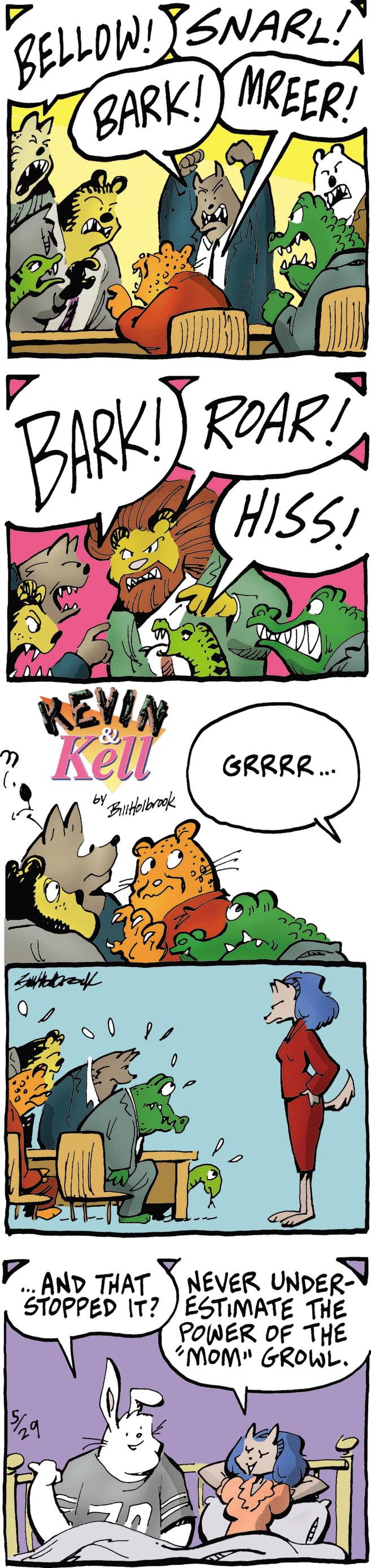 Sharing OCR: BELLOW!SNARL! BARK! MREER BARKI ROAR HISS! REVIN Kell GRRRR. NEVER UNDER- STOPPED IT? ÉSTIMATE THE POWER OF THE MOM" GROWL. AND THAT BELLOW!SNARL! BARK! MREER BARKI ROAR HISS! REVIN Kell GRRRR. NEVER UNDER- STOPPED IT? ÉSTIMATE THE POWER OF THE MOM" GROWL. AND THAT