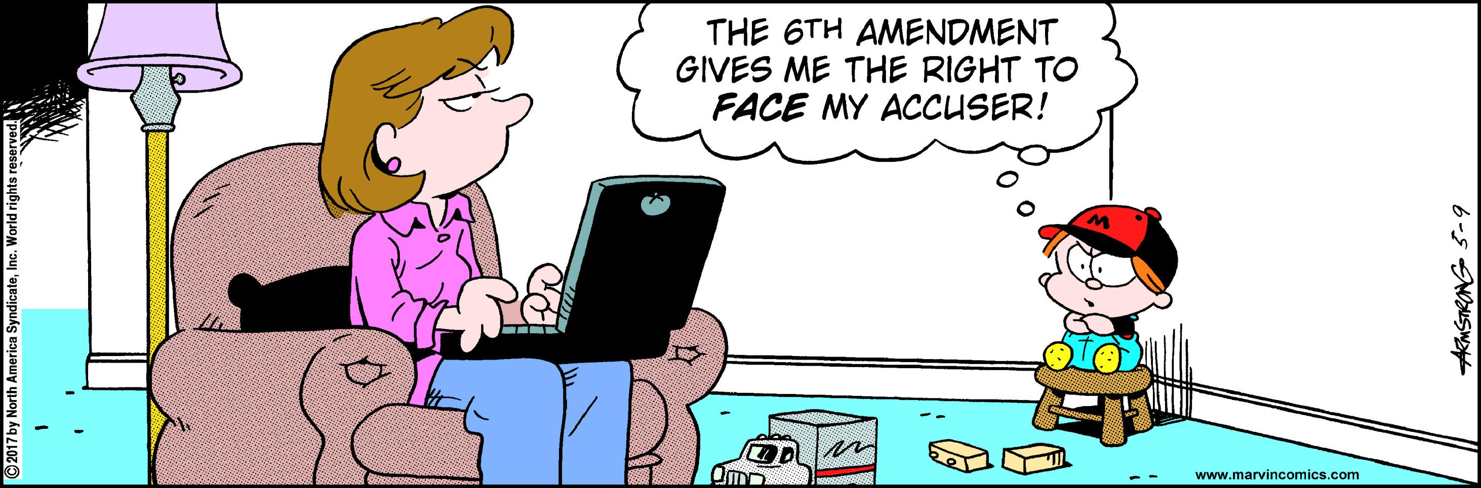 Computer OCR: THE 6TH AMENDMENT GIVES ME THE RIGHT TO FACE MY ACCUSER! Om www.marvincomics.com AMSTRANG 5-9 THE 6TH AMENDMENT GIVES ME THE RIGHT TO FACE MY ACCUSER! Om www.marvincomics.com AMSTRANG 5-9