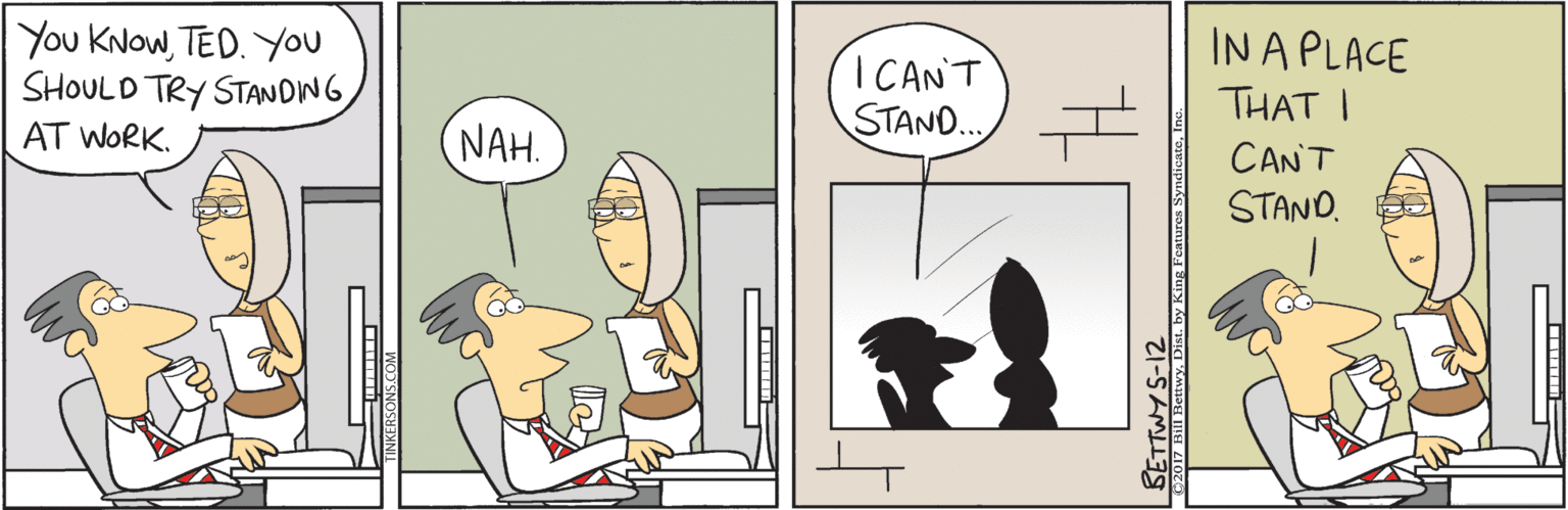 Drawing OCR: You KNOWTED. You SHOULD TRY STANDNG INAPLACE I CANT STAND.. THAT I AT WORK. NAH. CANT STANO. You KNOWTED. You SHOULD TRY STANDNG INAPLACE I CANT STAND.. THAT I AT WORK. NAH. CANT STANO.