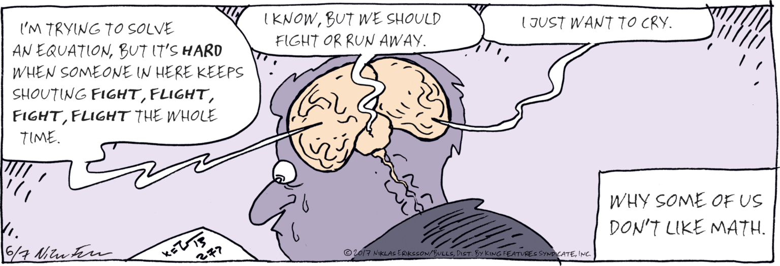 Comics OCR: I'M TRYING TO SOLVE AN EQUATIONBUT IT'S HARD WHEN SOMEONE IN HERE KEEPS SHOUTING FIGHTFLIGHT THE WHOLE TIME. IKNOWBUT WE SHOULD FIGHT OR RUN AWAY. IJUST WANT TO CRY. Wiha Fen WHY SOME OF US DON'T LIKE MATH. © 2017 NIKLAS ERIKSSON/BULLSING I'M TRYING TO SOLVE AN EQUATIONBUT IT'S HARD WHEN SOMEONE IN HERE KEEPS SHOUTING FIGHTFLIGHT THE WHOLE TIME. IKNOWBUT WE SHOULD FIGHT OR RUN AWAY. IJUST WANT TO CRY. Wiha Fen WHY SOME OF US DON'T LIKE MATH. © 2017 NIKLAS ERIKSSON/BULLSDIST. BY KING FEATURES SYNDICATE