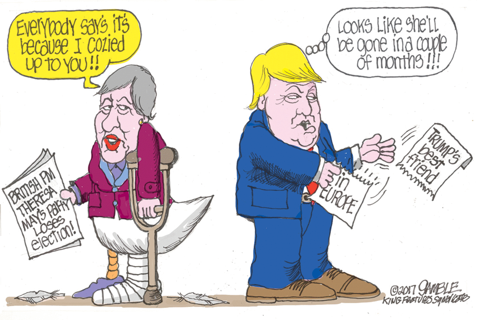 Font OCR: Everyoody saYs its because I COLied up TO YOU! LOOKS LIKE she'l be gone ina caupe Of months ! TRUMP'S best friend BRMSH PM THERESA MAYS PARY EUROPE LOses eiection! @2017 AMELE KING POSTURS Saeis Everyoody saYs its because I COLied up TO YOU! LOOKS LIKE she'l be gone ina caupe Of months ! TRUMP'S best friend BRMSH PM THERESA MAYS PARY EUROPE LOses eiection! @2017 AMELE KING POSTURS Saeis