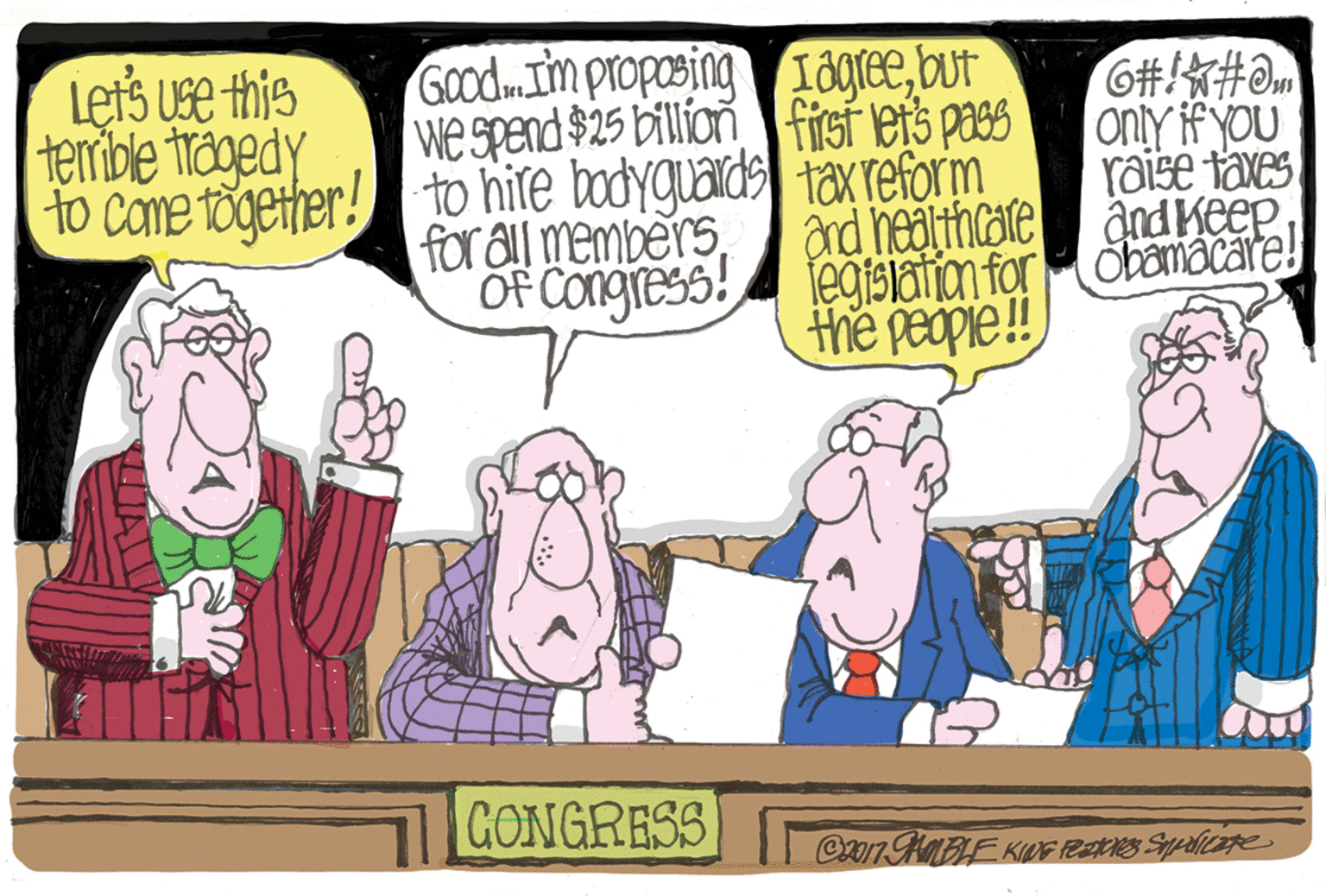Comic book OCR: Lets use this terrible tragedy to Come togeter! GOodIm proposing Logreebut we spend $25 billion fist ets pass ! to hile bodyguaids tax reform ad healthcare jegislation for the people! only if YOU raise taxes and Keep obamacare! for all members OF Congiress! GONGRESS Lets use this terrible tragedy to Come togeter! GOodIm proposing Logreebut we spend $25 billion fist ets pass ! to hile bodyguaids tax reform ad healthcare jegislation for the people! only if YOU raise taxes and Keep obamacare! for all members OF Congiress! GONGRESS