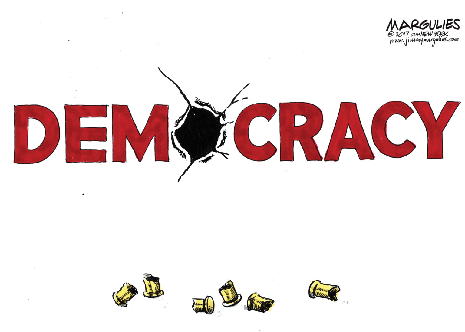 Graphics OCR: MARGULIES O2017 amNEW YORK www.jimmymargulies.com DEM CRACY MARGULIES O2017 amNEW YORK www.jimmymargulies.com DEM CRACY